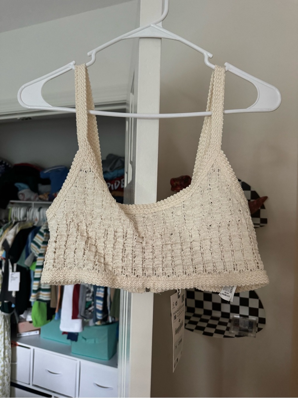 Zara Cream Crochet knit set
